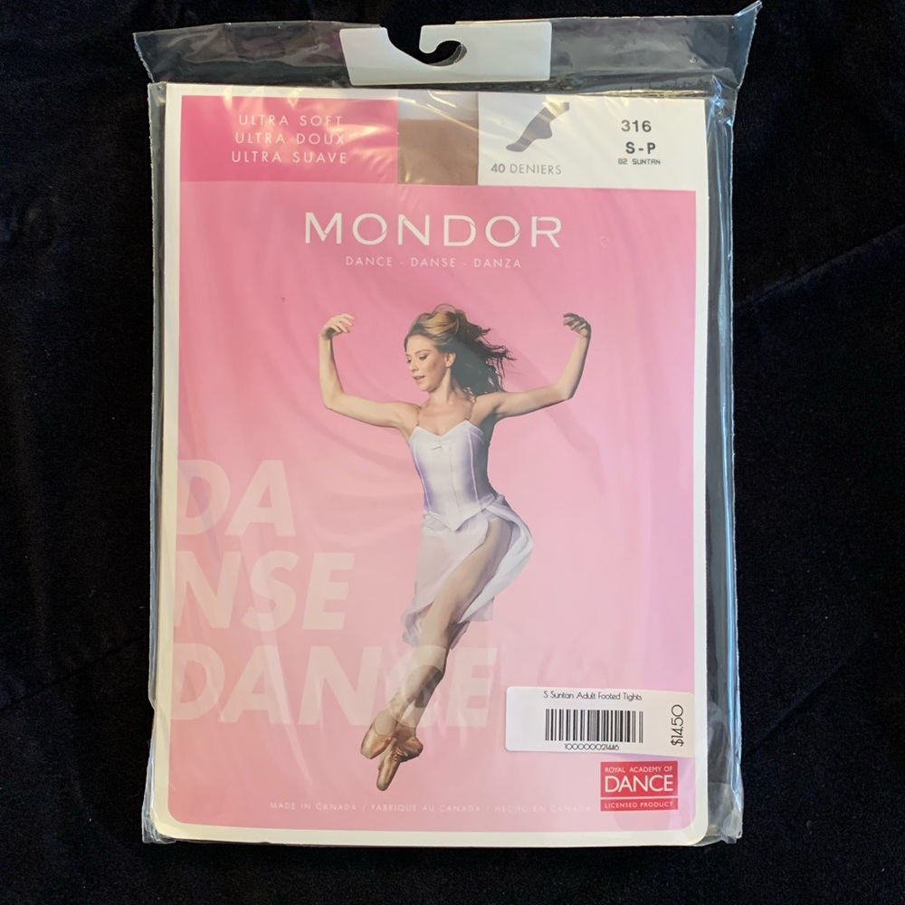 MONDOR Girls Footed Tights CARAMEL